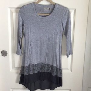 Lace and Satin Tunic